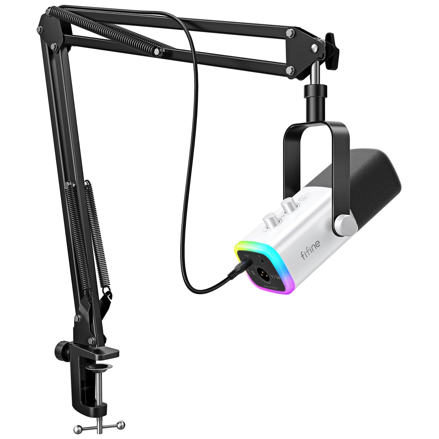 FIFINE Gaming Dynamic Microphone Kit - Elevate Your Audio Experience with Stunning Sound Quality