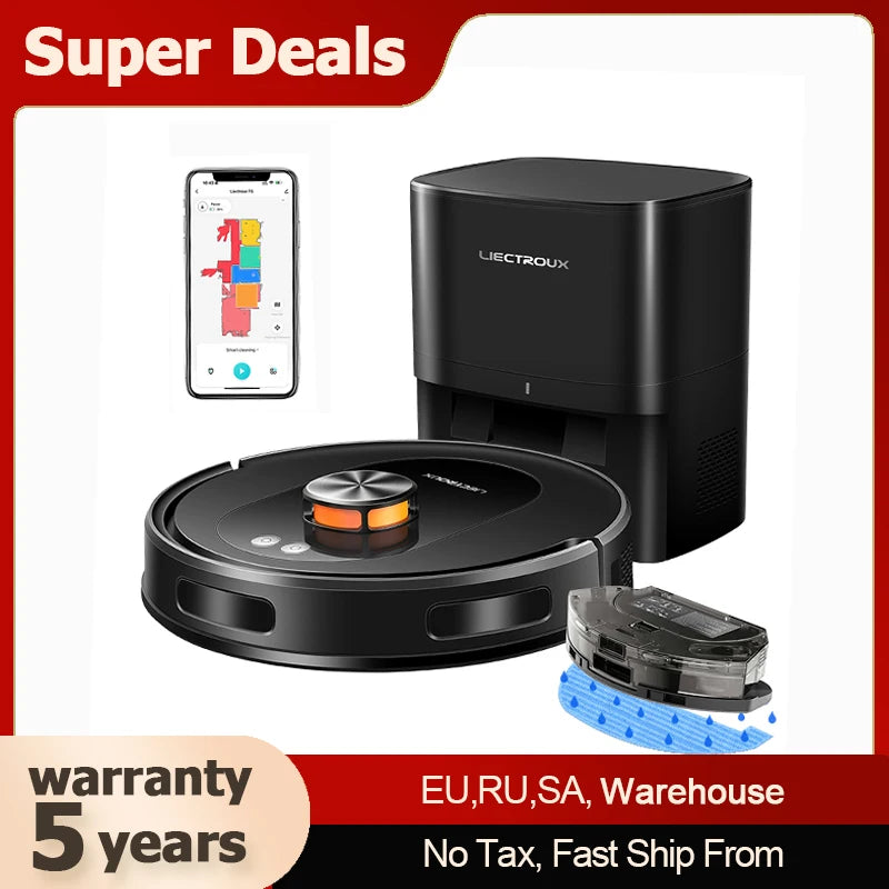 2026 Liectroux T9 Robot Vacuum Cleaner