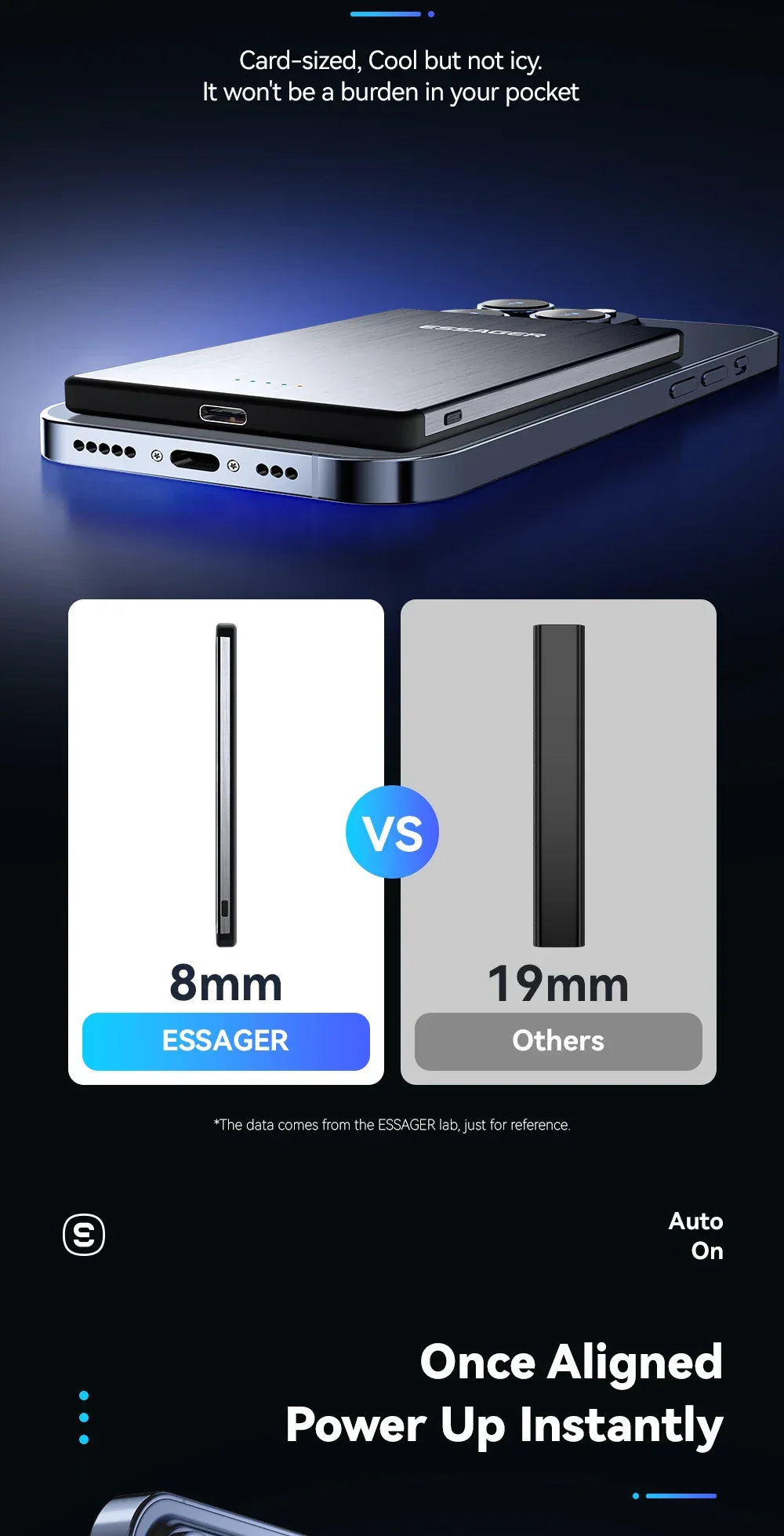 Essager PD 20W Magnetic Wireless Charging Bank - ShopHub