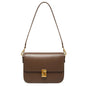 FOXER New Women's Shoulder Bag Split Leather Classic Fashion Square Bag Light Luxury Lady Crossbody Bag Gift for Women