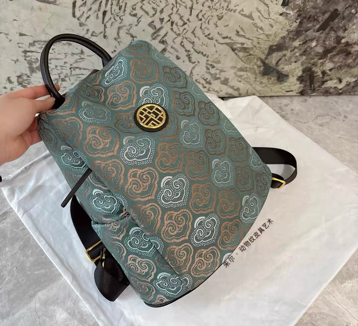 Limited New ZOOLER Handmade Cow Leather Backpack Women Fashion Bag Luxury Large Capacity Backpack Chinese Style #SC2050