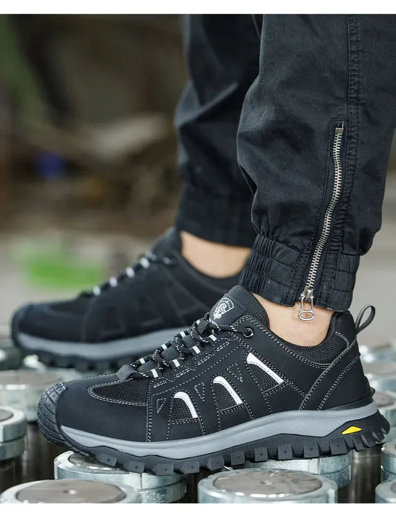 Kankeirr Men’s Steel Toe Work Shoes - ShopHub