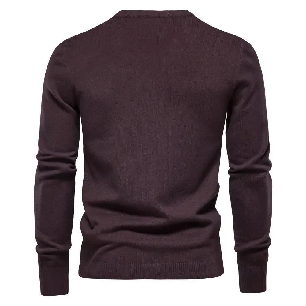 AIOPESON O-Neck Pullover Men's Sweaters - ShopHub