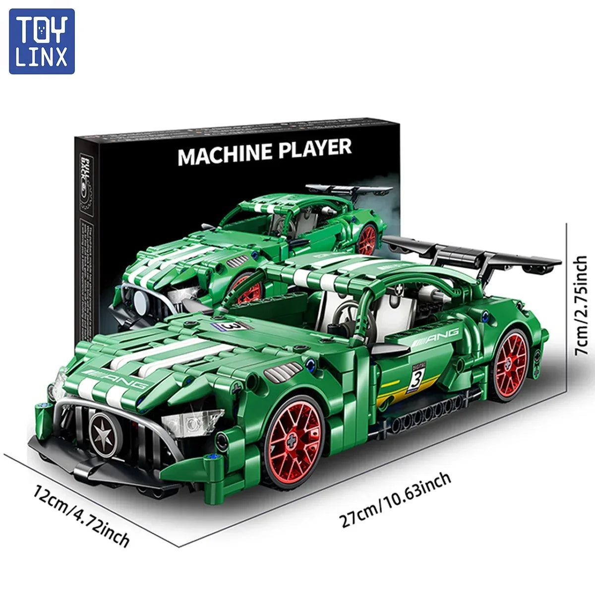 TOYLINX 456PCS Technical Super Racing Car Building Blocks - ShopHub