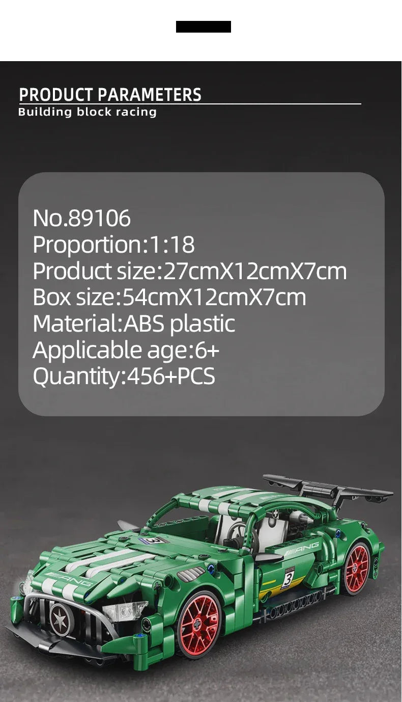 TOYLINX 456PCS Technical Super Racing Car Building Blocks - ShopHub