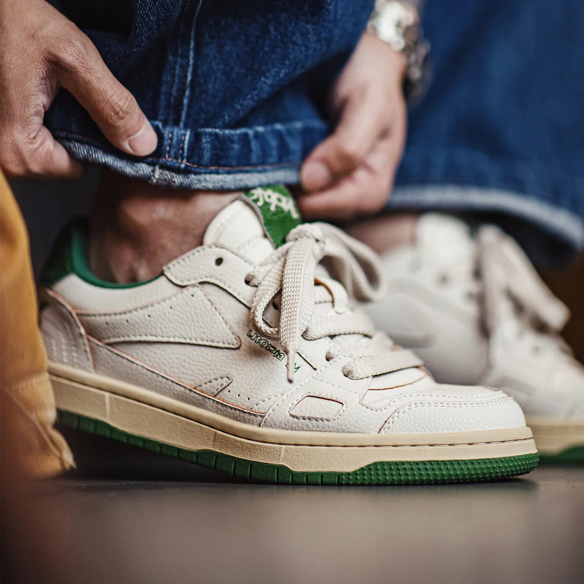 Street Retro Men's Colour-Block Sneakers