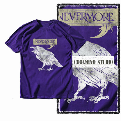 COOLMIND X0062 Dark Winged Truth Graphic Tee