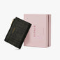 FOXER Women's Short Wallet – Premium Split Leather Design