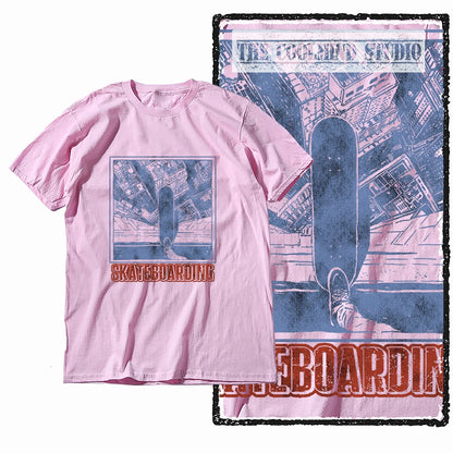 COOLMIND Unisex Skate Graphic Cotton T-Shirt | Streetwear Selection
