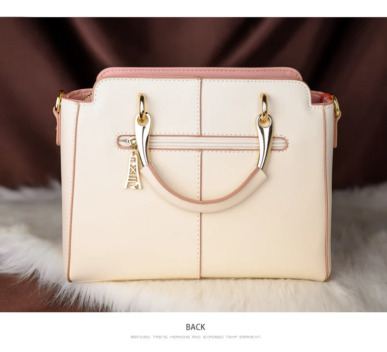 FOXER Split Leather Women's Shoulder Bag