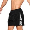 DESMIIT S98 Letter-Detail Swim Shorts with Mesh Liner