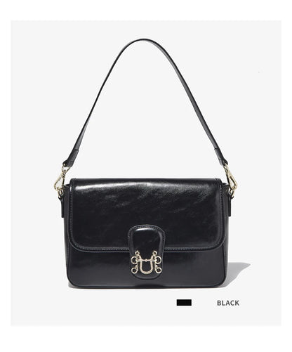 FOXER Split Cowhide Leather Crossbody Bag