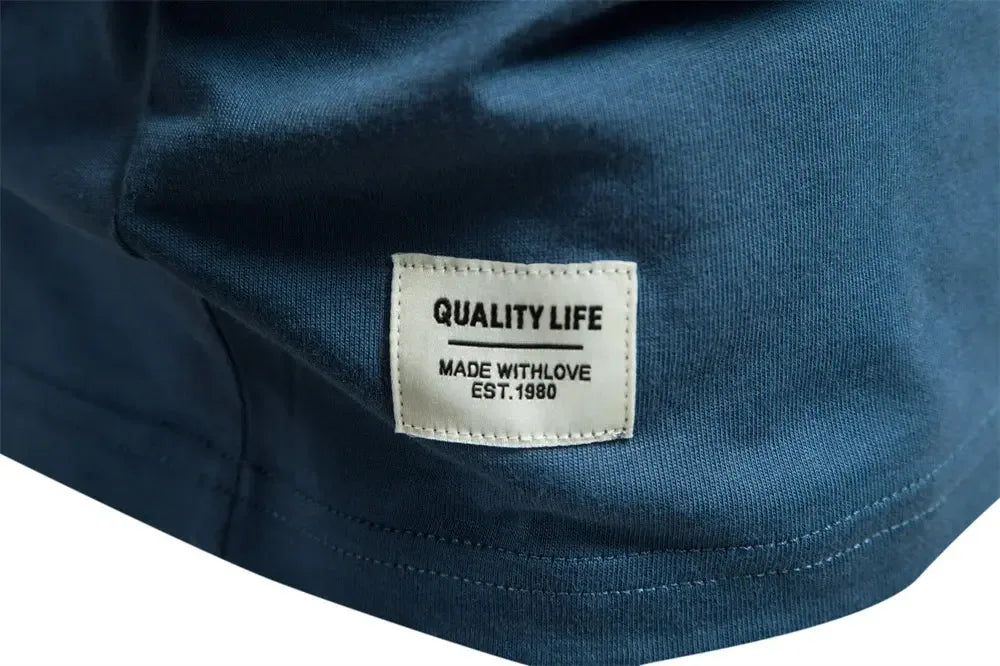 AIOPESON's 100% Cotton Embroidery Polo Shirts - ShopHub