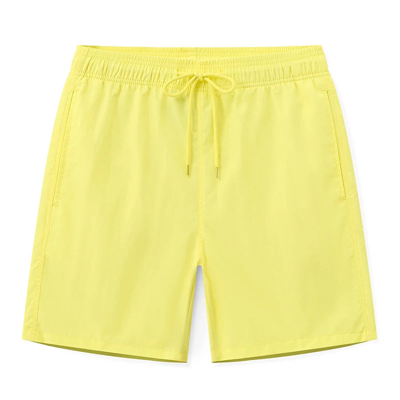 Men's swimwear boardshorts by ShopHub NZ featuring breathable nylon mesh lining and sporty surfing style.