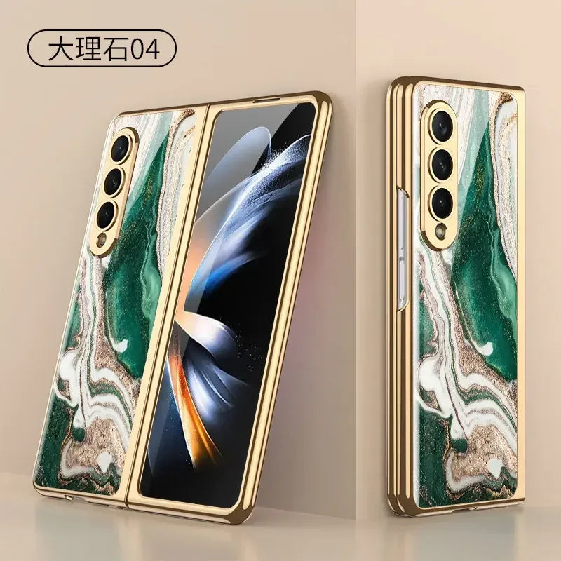 GKK Luxury Plating Frame Case for Galaxy Z Fold 3,4 & 5 - ShopHub