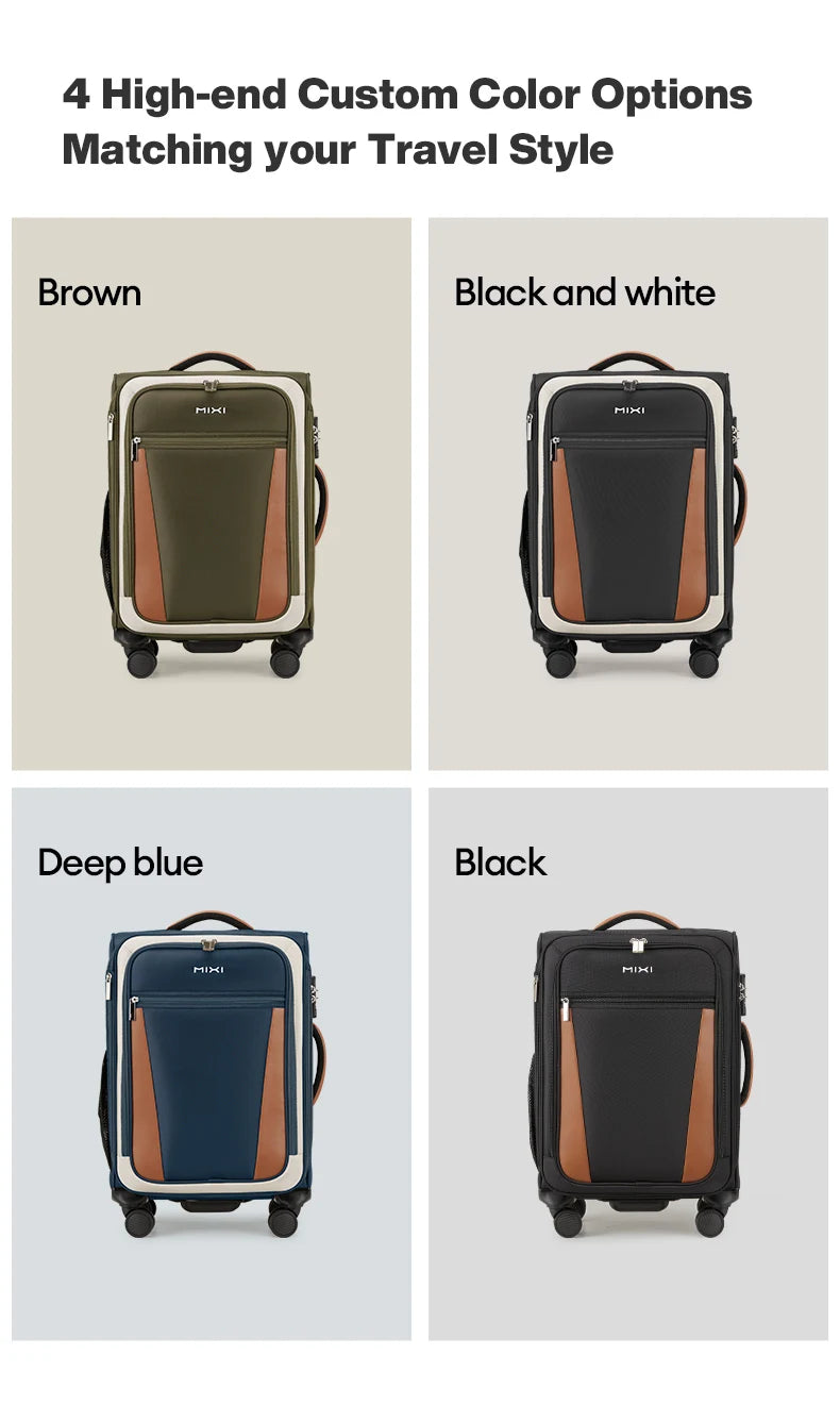 Mixi Compact 20-inch Carry-on Suitcase