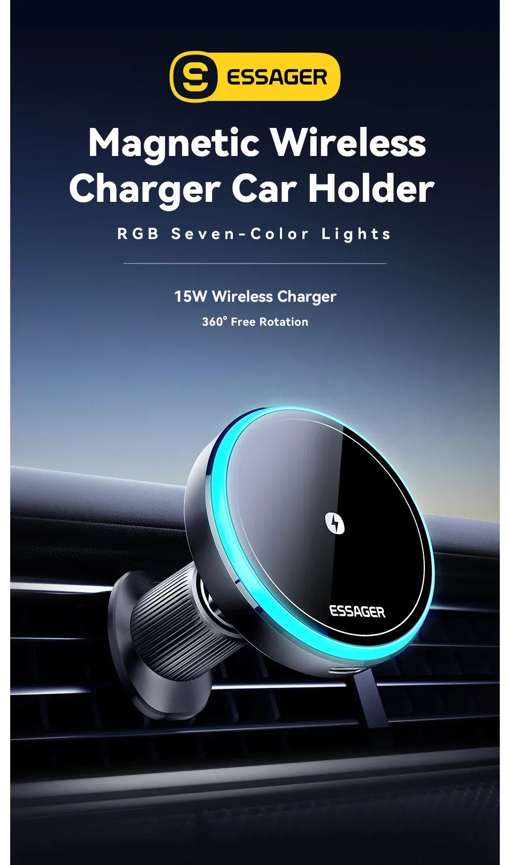 Essager Magnetic Car Phone Holder - ShopHub