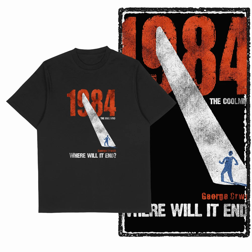 COOLMIND X0014 1984 Vintage Graphic Cotton Tee