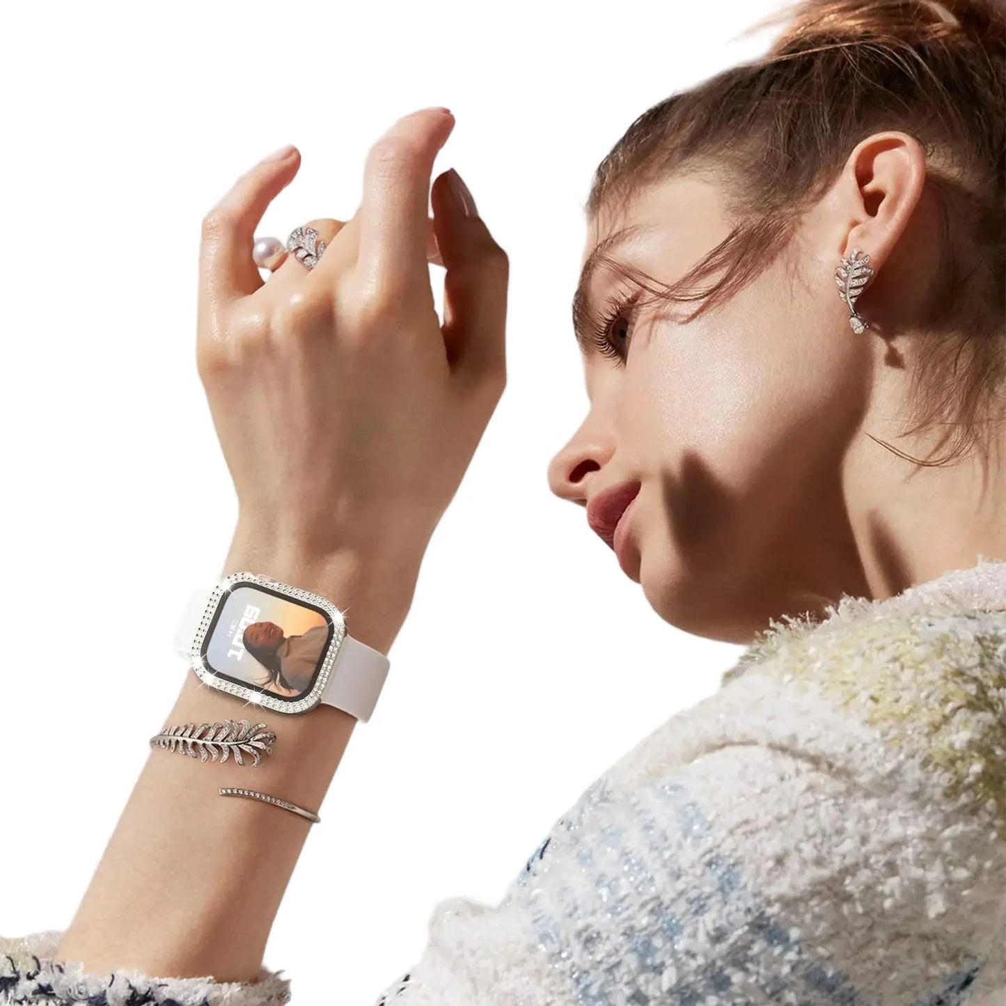 Sparkle Protective Case for the Apple Watch 7, 8 & 9 (41mm) Series Habicare
