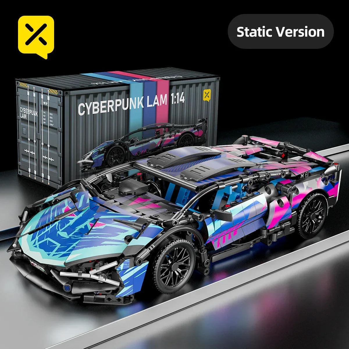 TOYLINX 1:14 Technical Building Blocks Racing Car Model - ShopHub