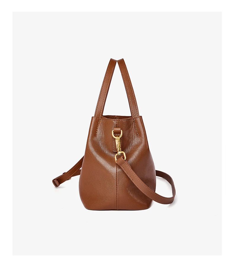 FOXER Genuine Leather Shoulder Bag