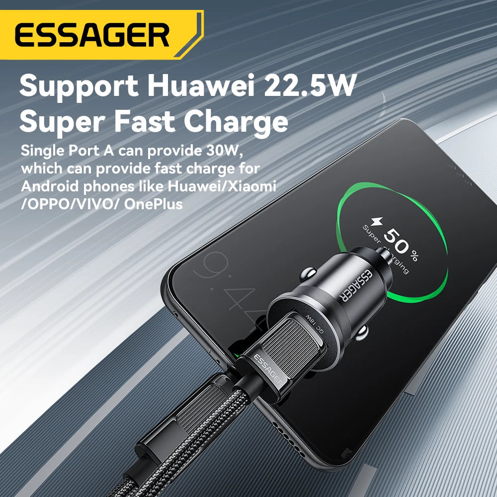 Essager 45W Mini USB Car Charger