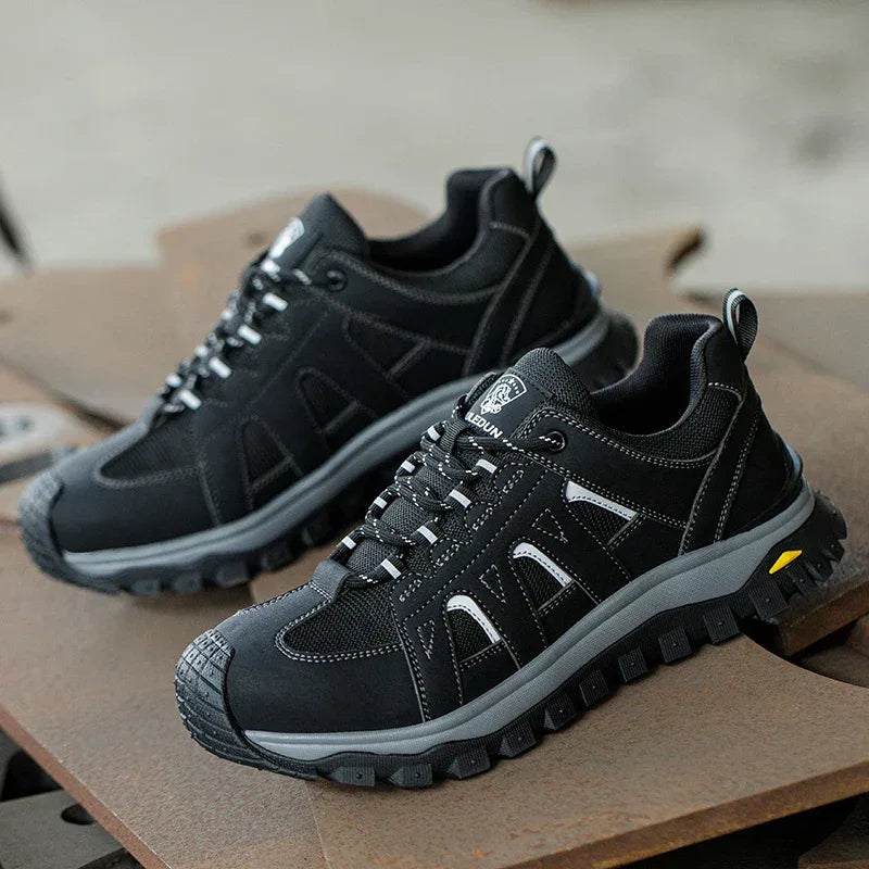 Kankeirr Men’s Steel Toe Work Shoes - ShopHub