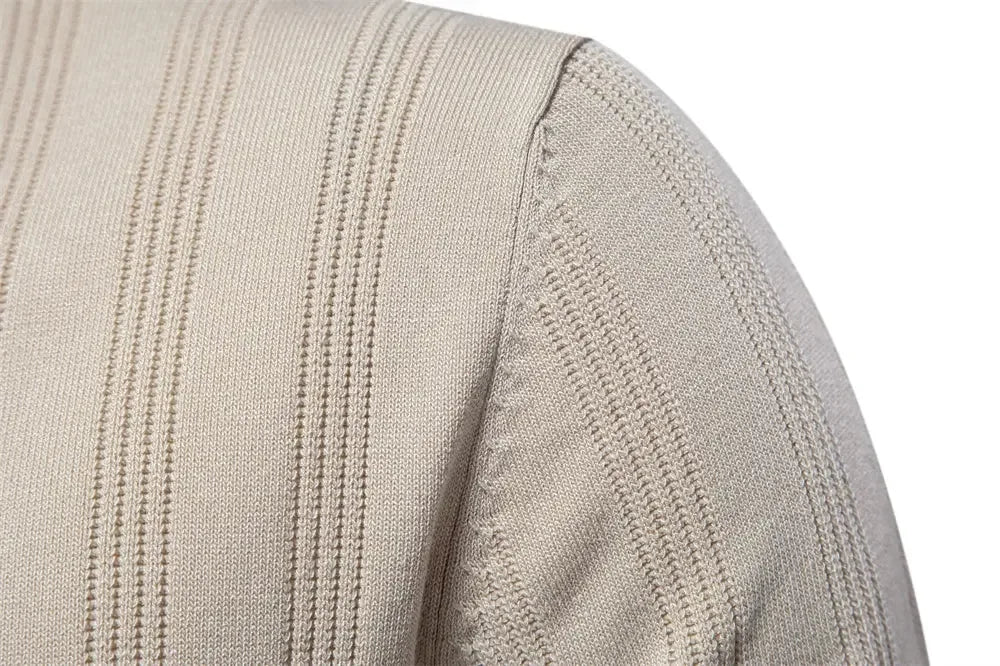 New Summer Ribbed Knit Polo Shirts - ShopHub