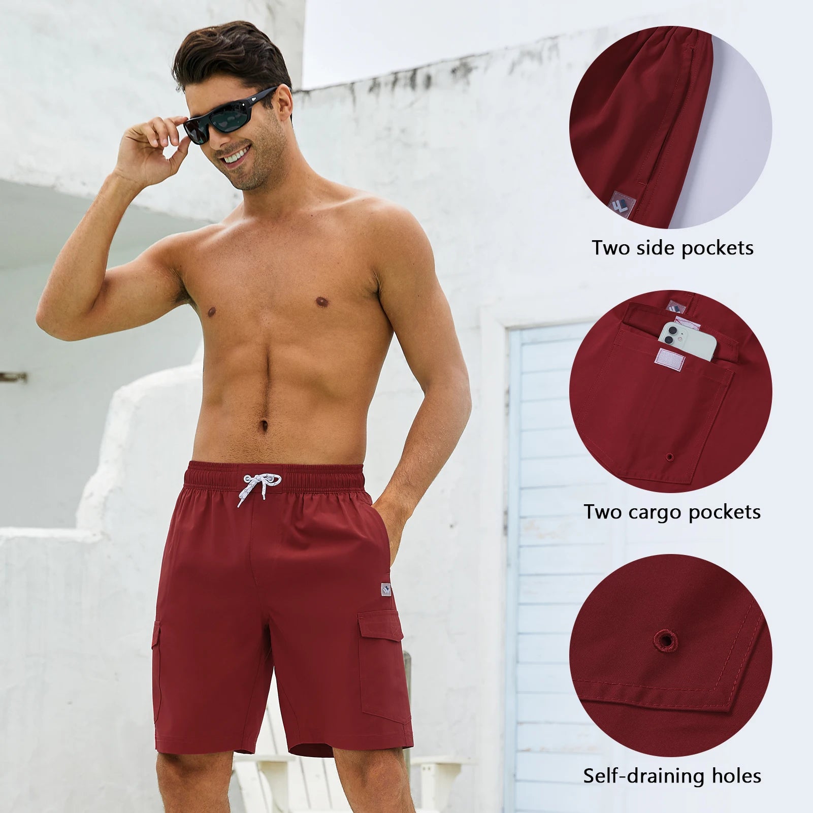 WILDBREATH Men's 9" Swim Trunks ShopHub