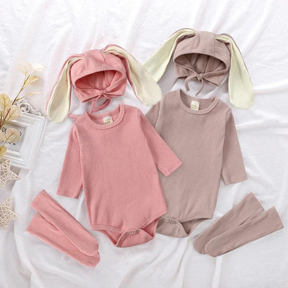 Kids Tales Bunny Days Cotton-Blend Baby Outfit
