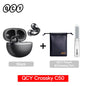 QCY CT06 Open Ear Wireless Earbuds with 4-Mic Calls and Bass Boost - Bluetooth 6.0 Clip-On Sports Headphones with 35 Hours Playtime - ShopHub
