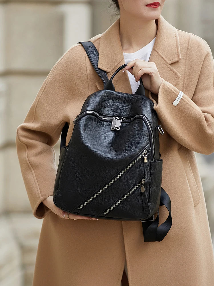 ZOOLER 2026 Limited &New Women Leather Backpack 100% Genuine Leather Backpack Fashion Travel Bag Girls Hot Business Need #SC2188