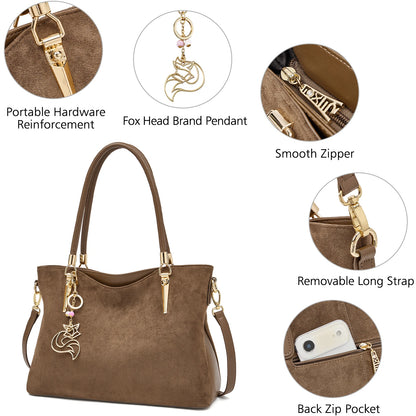 FOXER Vintage Suede Women's Handbag