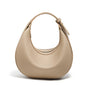 FOXER Women's Shoulder Bag PU Leather New Lady Crescent Underarm Bag Fashion Minimalist Crossbody Bag for Daily Casual Outfit