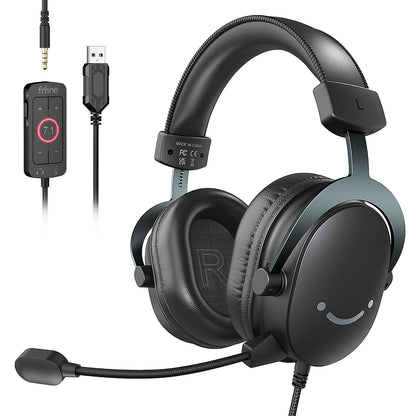 Elevate Your Gameplay with the FIFINE Gaming Headset with Surround Sound