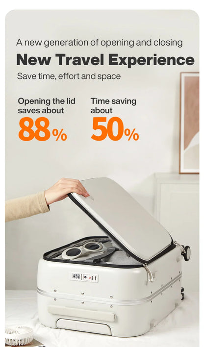 Mixi Premium Polycarbonate Rolling Suitcase