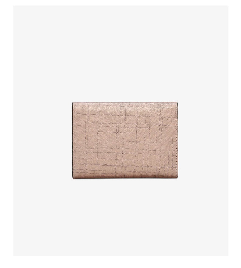 FOXER Women's Short Wallet – Premium Split Leather Design