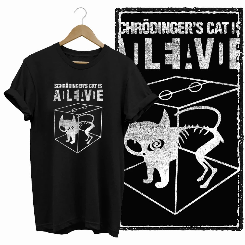 COOLMIND Black Cat Graphic Cotton T-Shirt | Women's Design Collection