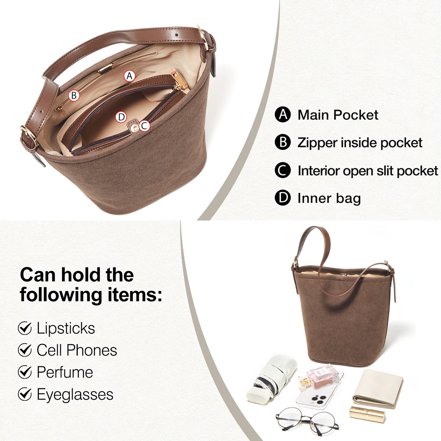 FOXER 2-in-1 Luxury Shoulder Bag