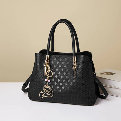FOXER Luxury Genuine Leather Women's Shoulder Bag