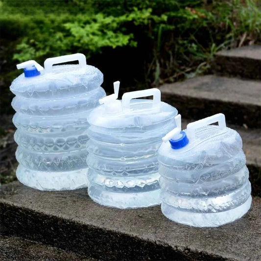 Portable Foldable Water Bag 5/10/15L, Kitchen Tools & Accessories, Collapsible Outdoor Container for Camping, Hiking, Picnic