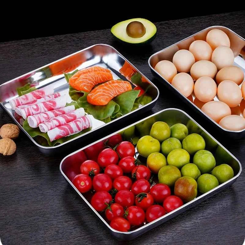 12-Piece Stainless Steel Food Storage Containers