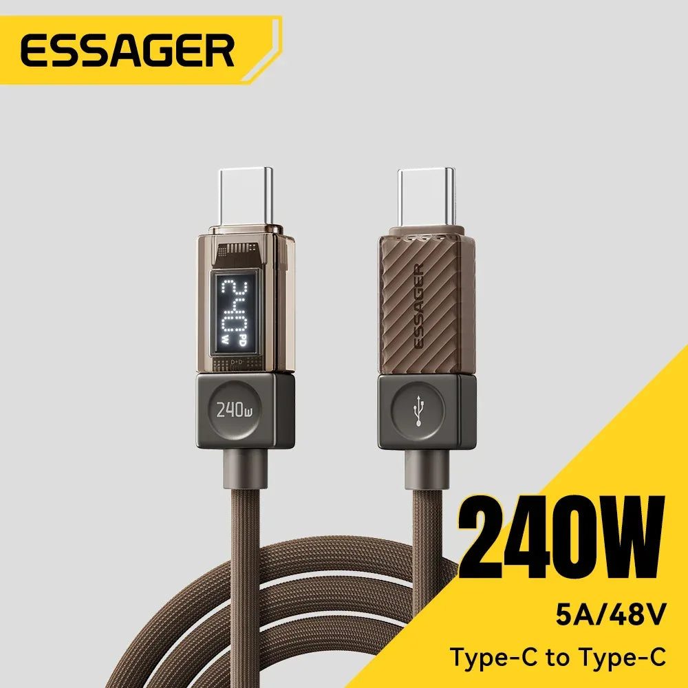 Essager 240W USB Type C Cable - ShopHub