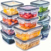 Airtight Food Storage Containers Set - 4-Piece with Lids
