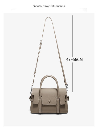FOXER Retro Luxury Top-handle Bag for Women Genuine Leather Laies Shoulder Bag Female Crossbody Handbag Work Purse 2026 New