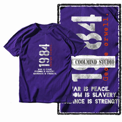 COOLMIND X0014 1984 Vintage Graphic Cotton Tee