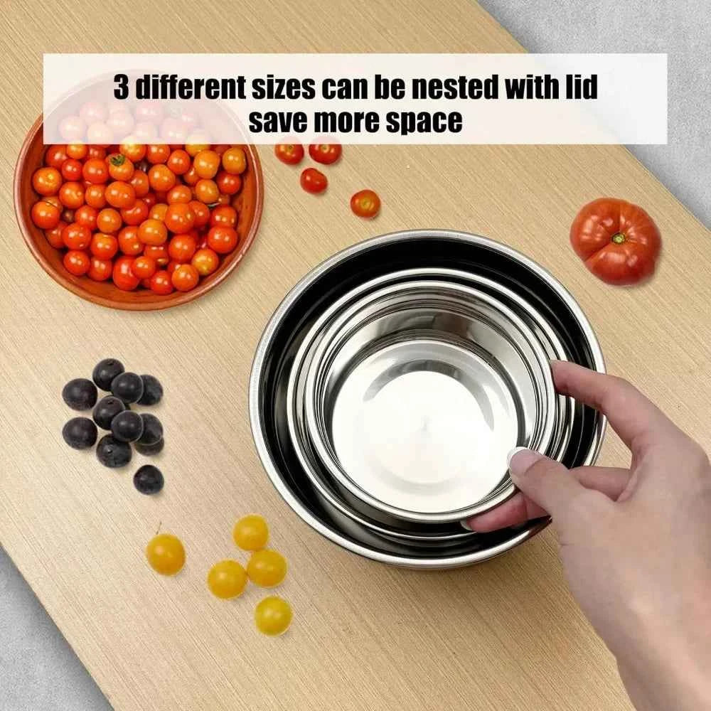 304 Stainless Steel Food Storage Container with Lid, Airtight Meal Prep Bento Box for Kitchen, Oven & Freezer