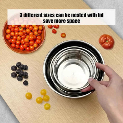304 Stainless Steel Food Storage Container with Lid, Airtight Meal Prep Bento Box for Kitchen, Oven & Freezer