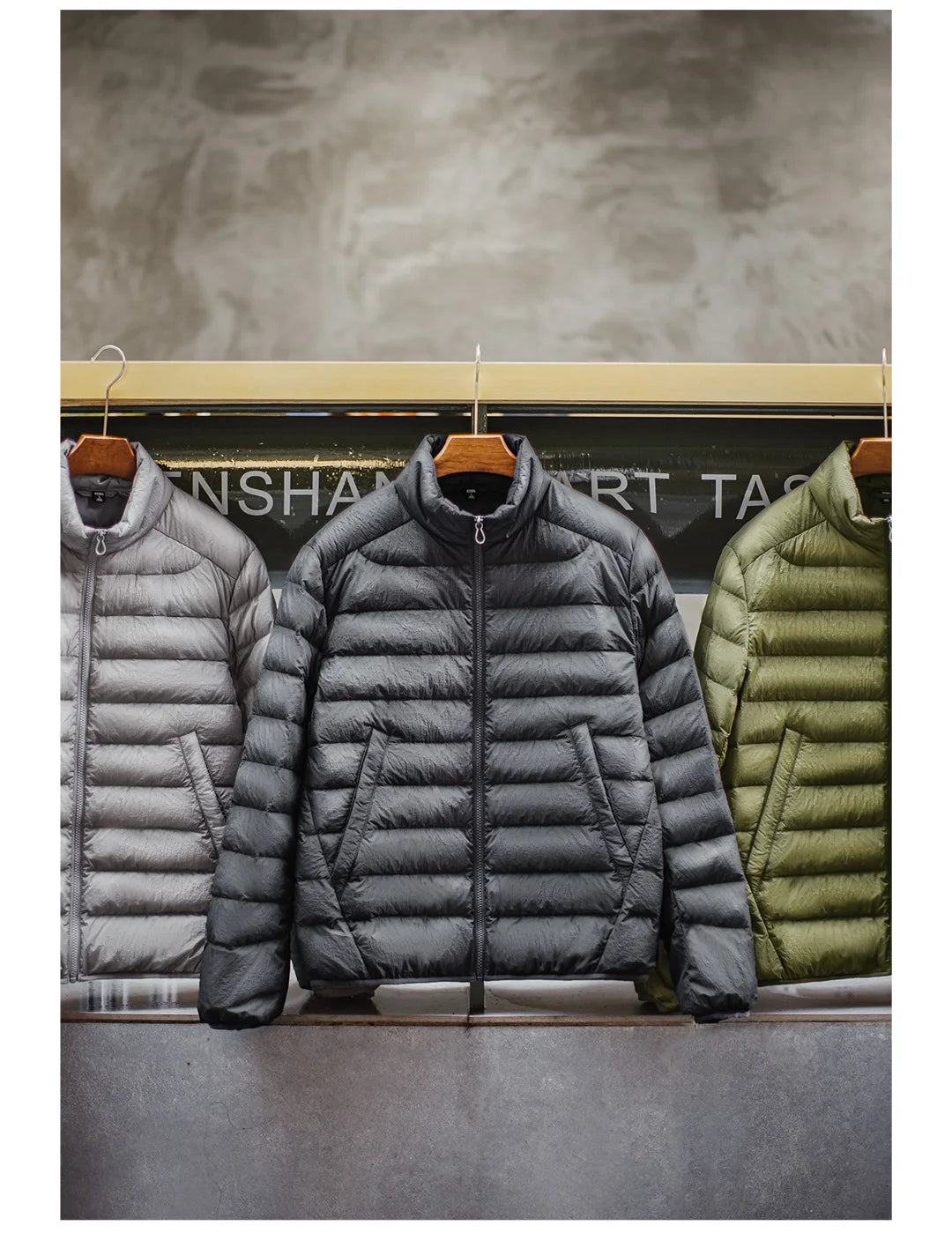 Maden Winter Men's Stand-up Collar Down Jacket
