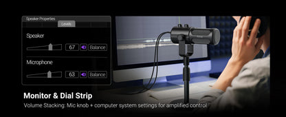 Elevate Your Sound Quality with the USB XLR Dynamic Podcast Microphone